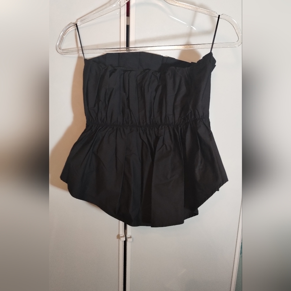 NWT AREA Black Bandeau sz M - Picture 2 of 5